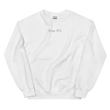 Load image into Gallery viewer, Buzzy Cursive Crew (Gray Writing)